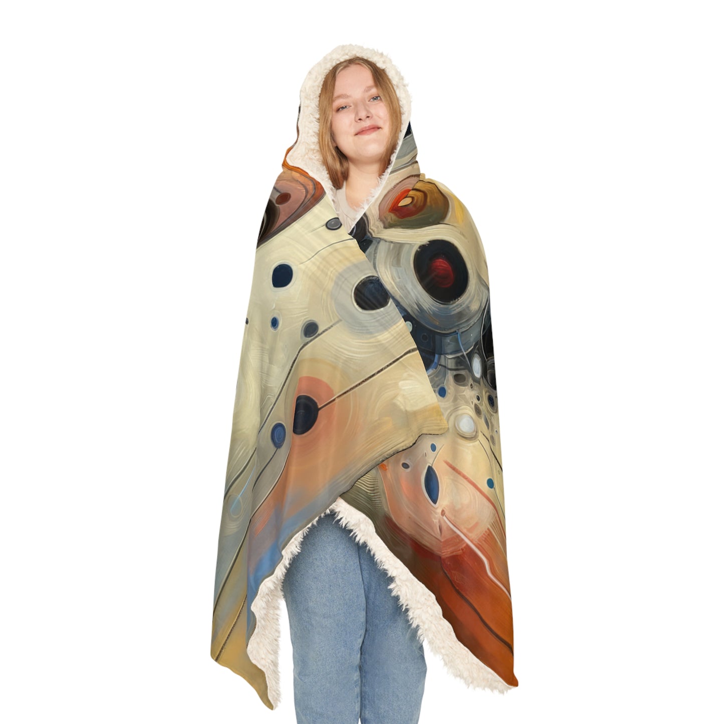Mindful Tachism Engagement Snuggle Blanket