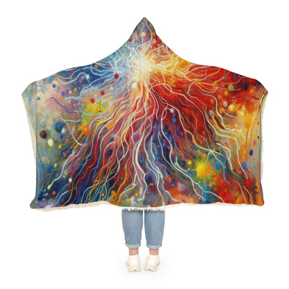 Emotive Yarn Explosion Snuggle Blanket