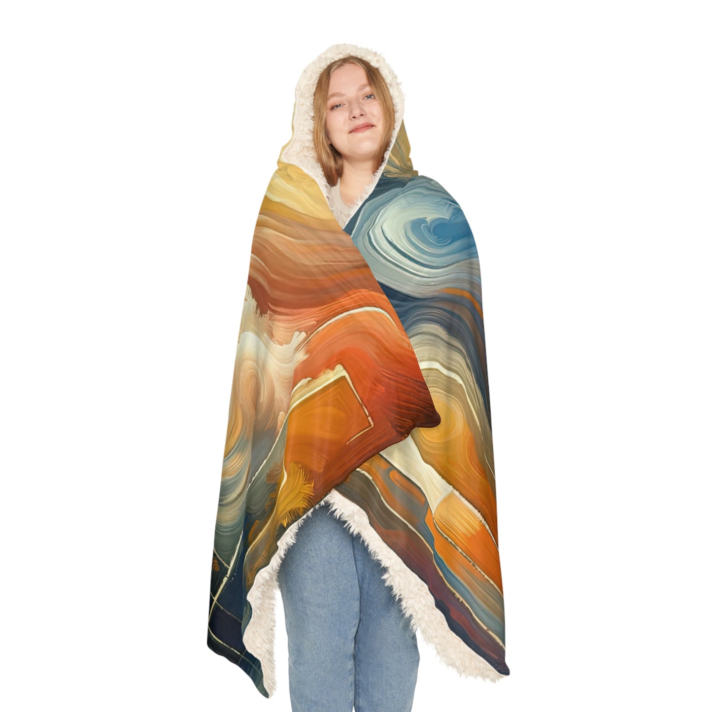 Spiritual Tranquil Sanctuary Snuggle Blanket