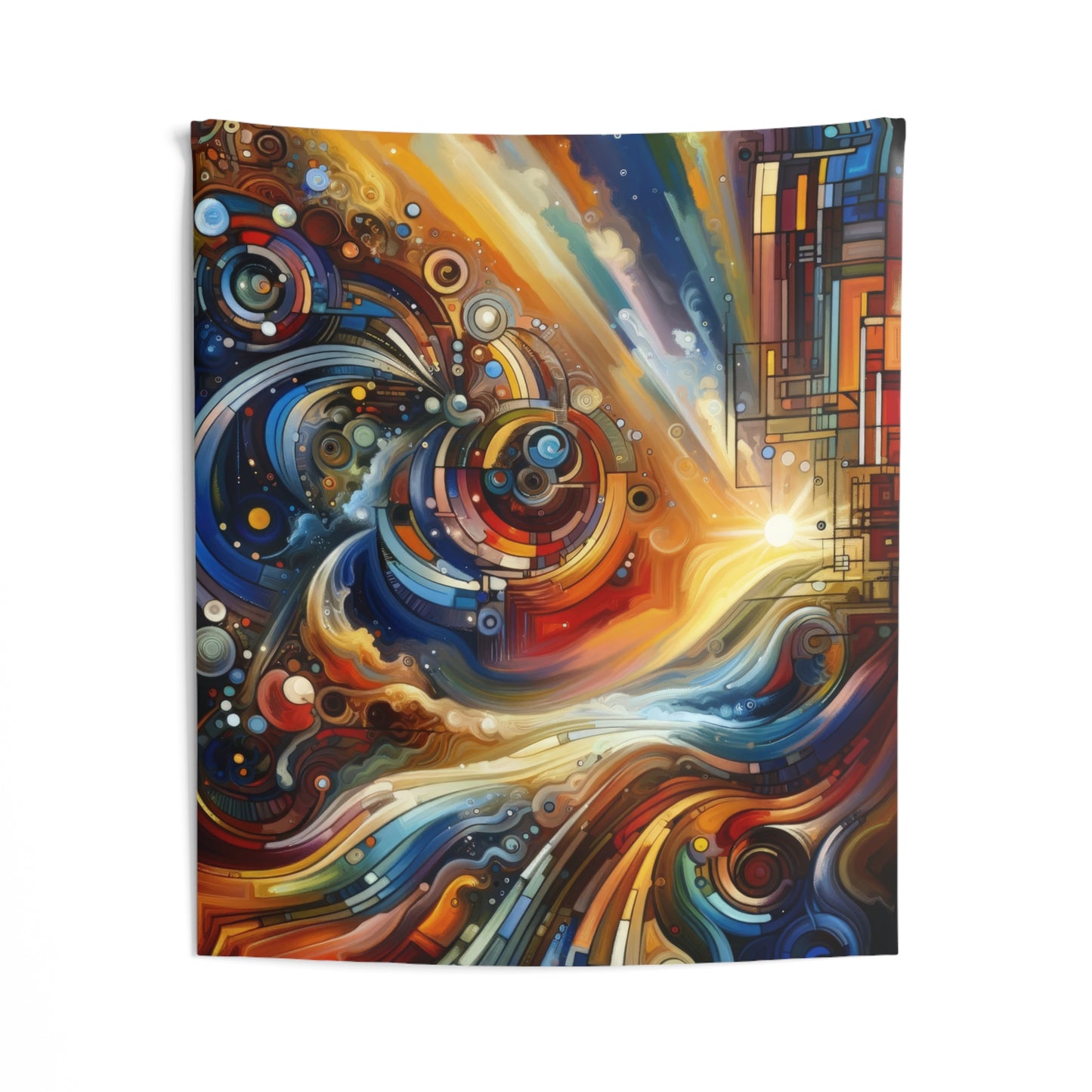 Ritualistic Growth Symphony Indoor Wall Tapestries