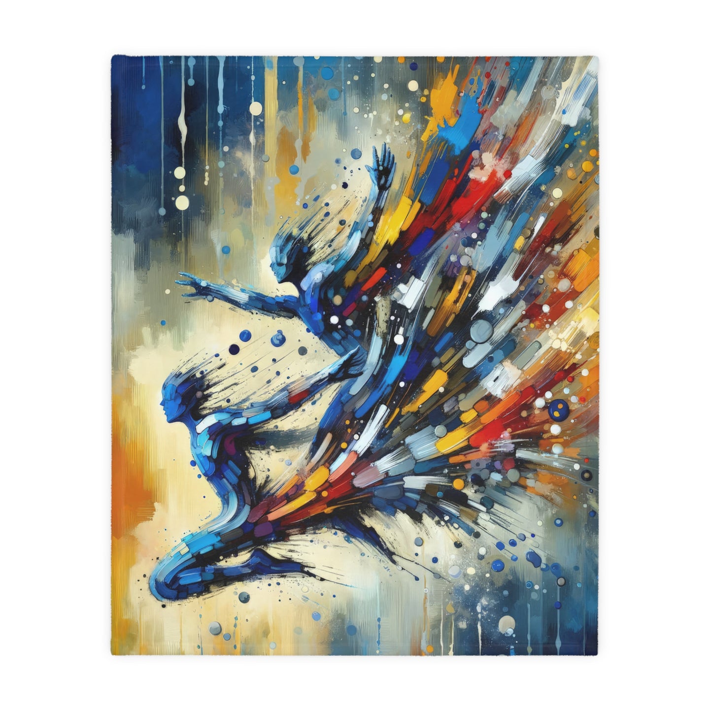 Empowering Mastery Cascade Velveteen Microfiber Blanket (Two-sided print)