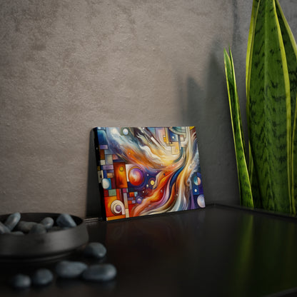 Cosmic Tachism Alchemy Canvas Photo Tile