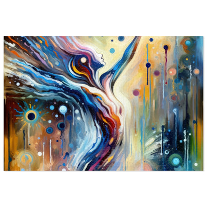 Journey Embrace Tachism Jigsaw Puzzle (30, 110, 252, 500,1000-Piece)