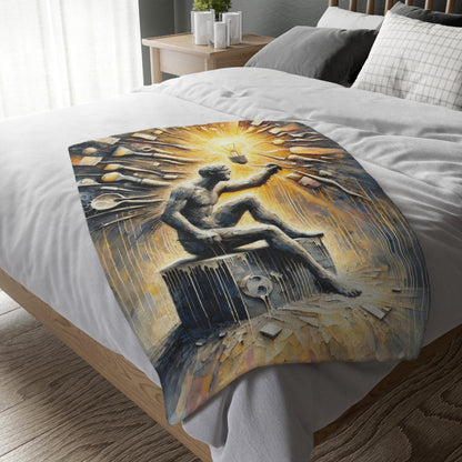 Idea Sculptor Genesis Velveteen Microfiber Blanket (Two-sided print)