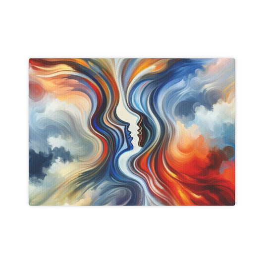 Convergent Abstract Unity Canvas Photo Tile