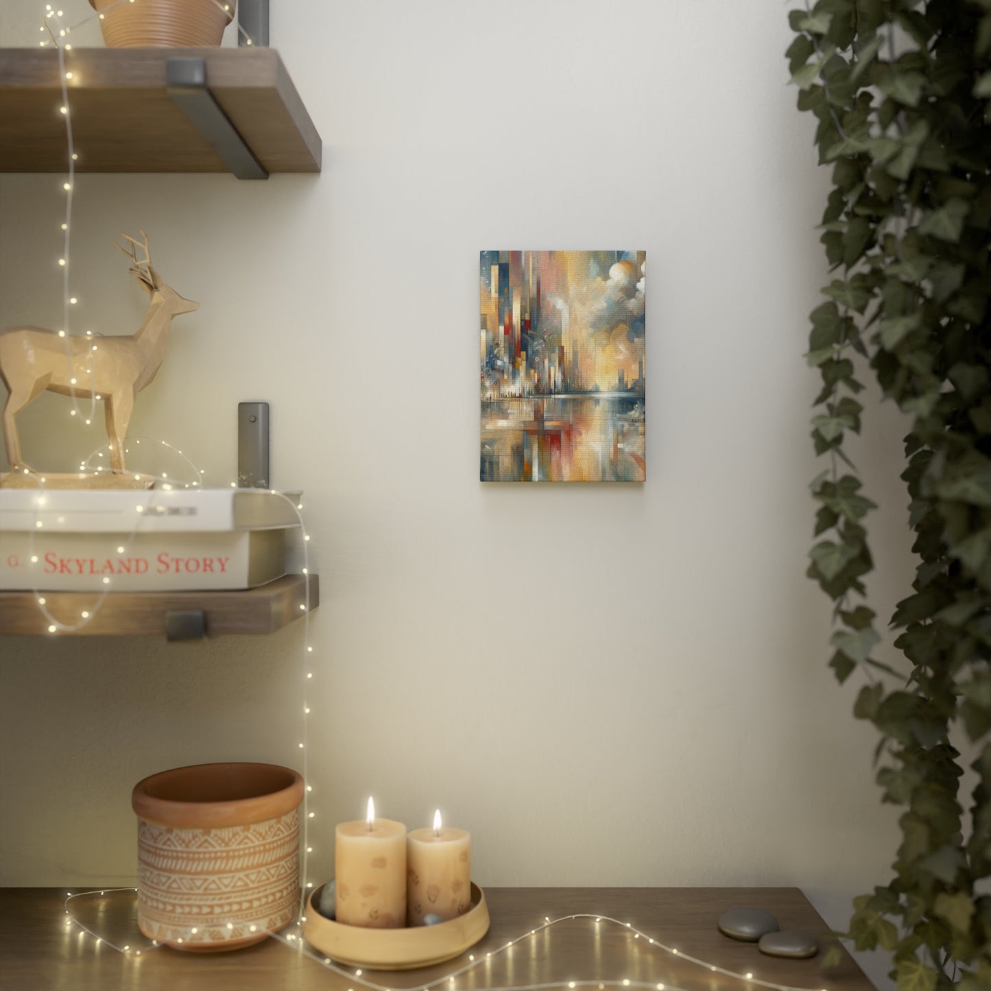 Abstract Buzzing Stillness Canvas Photo Tile