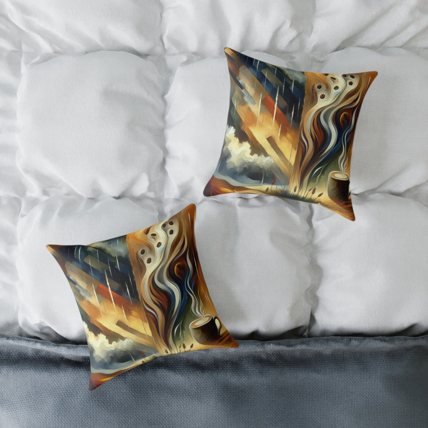 Aromatic Earth Encounter Spun Polyester Pillow