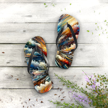 Transformative Tapestry Ascent Flip Flops