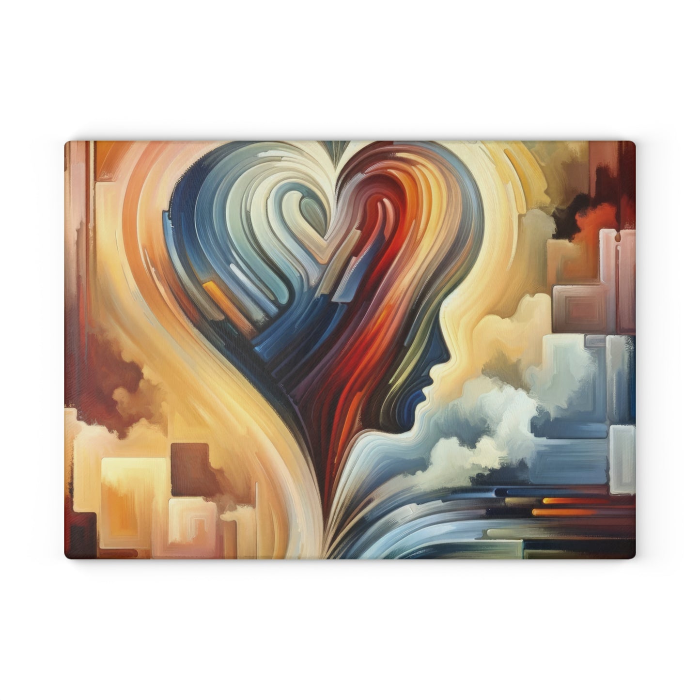 Heartfelt Lexicon Unity Glass Cutting Board