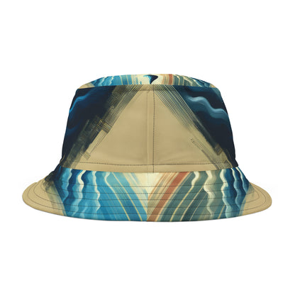 Ripple Effect Abstract Bucket Hat (AOP)