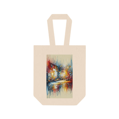 Reflective Habitation Art Double Wine Tote Bag