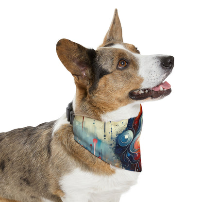 Rhythmic Heart Harmony Pet Bandana Collar