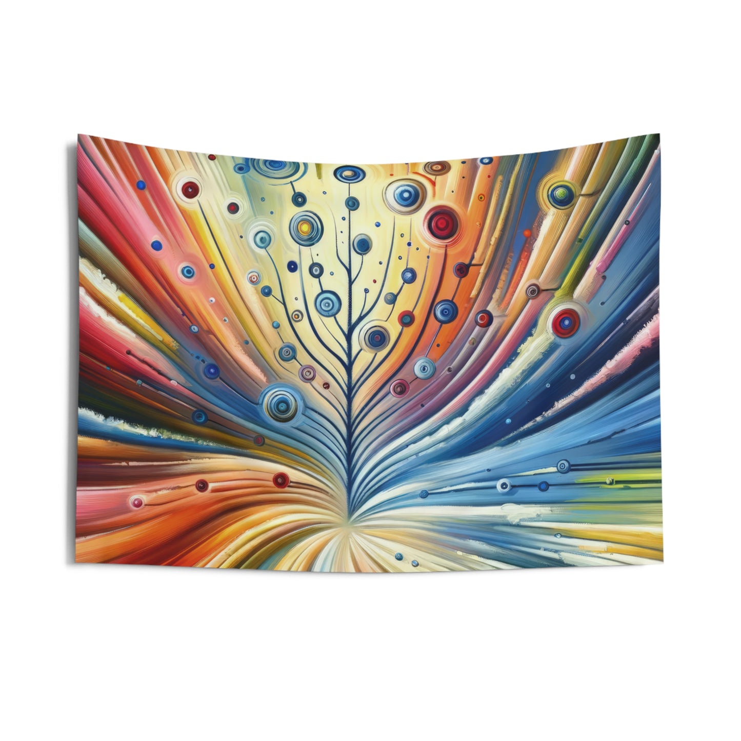 Sustainable Ripple Abstract Indoor Wall Tapestries