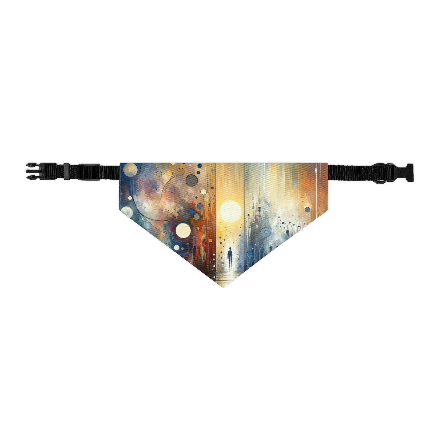 Stillness Transition Abstract Pet Bandana Collar