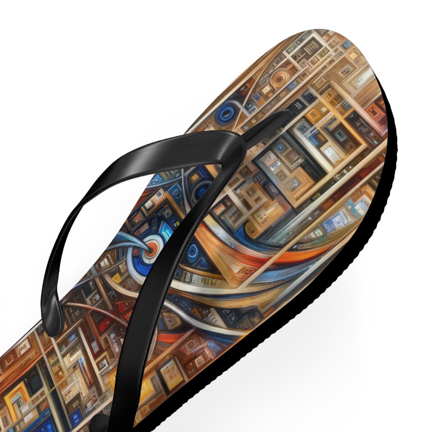 Intricate Life Tapestry Flip Flops