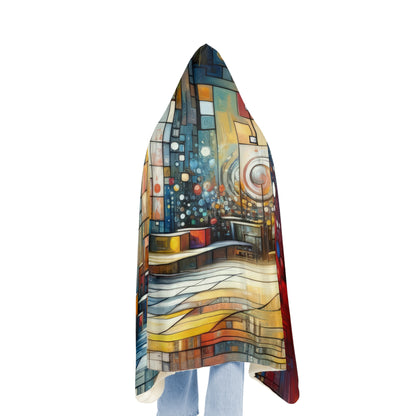 Reflective Habitation Art Snuggle Blanket