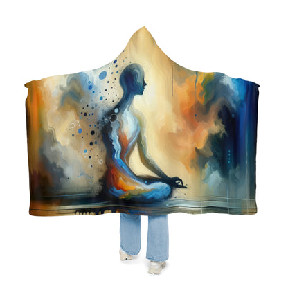 Resonance Abstract Healing Snuggle Blanket