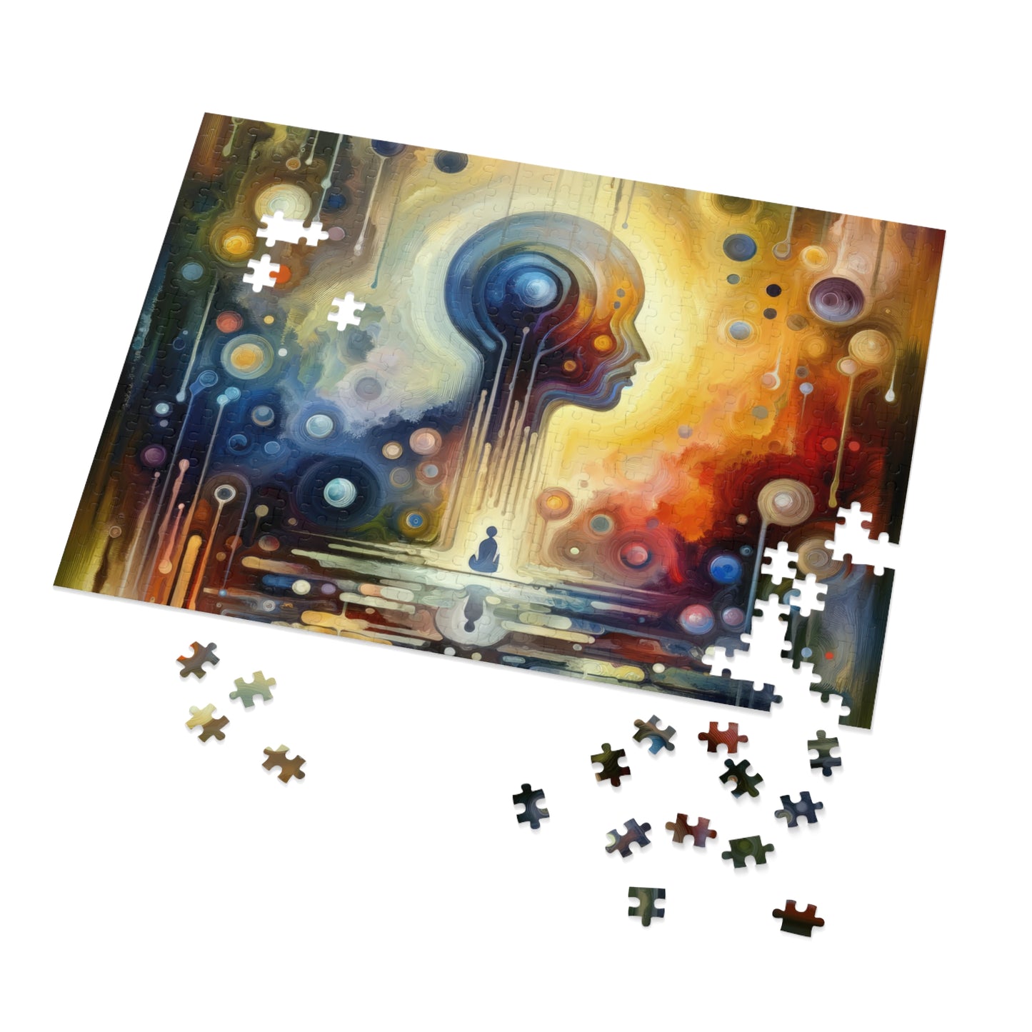 Reflective Oneness Healing Jigsaw Puzzle (30, 110, 252, 500,1000-Piece)