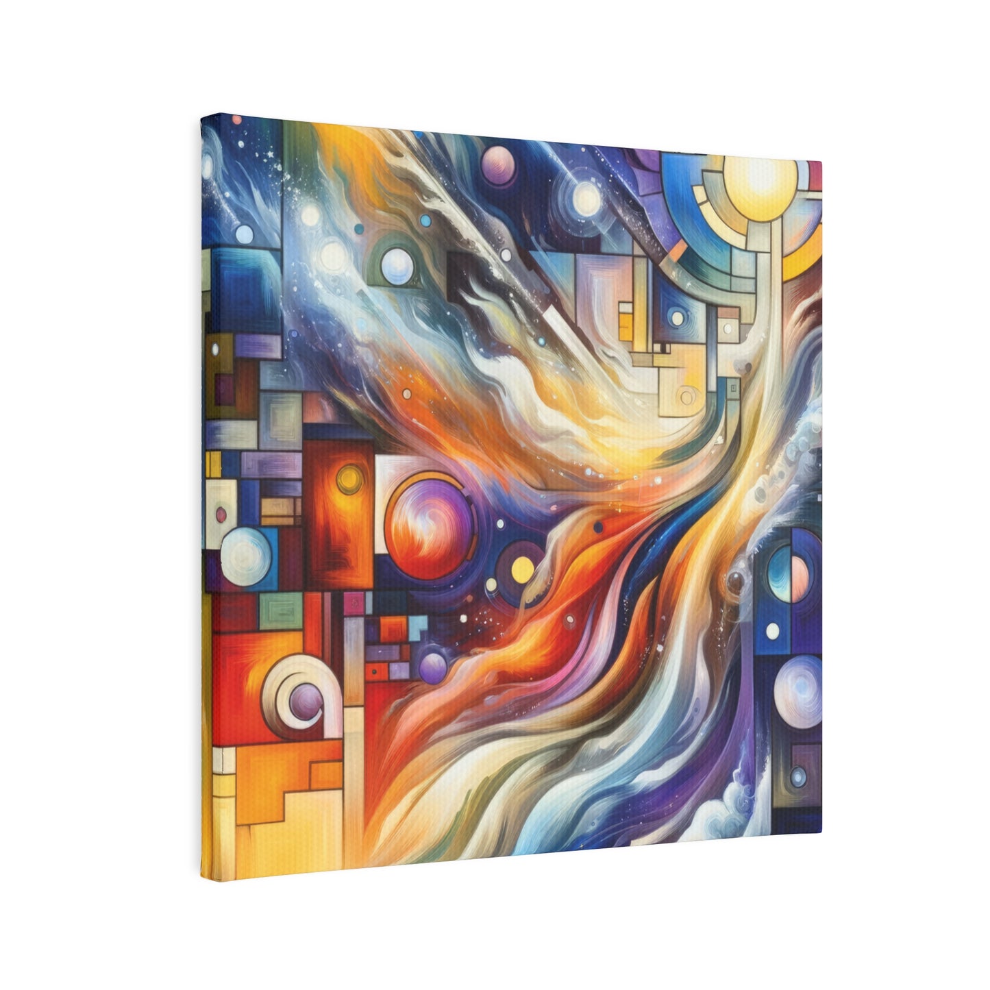 Cosmic Tachism Alchemy Canvas Photo Tile