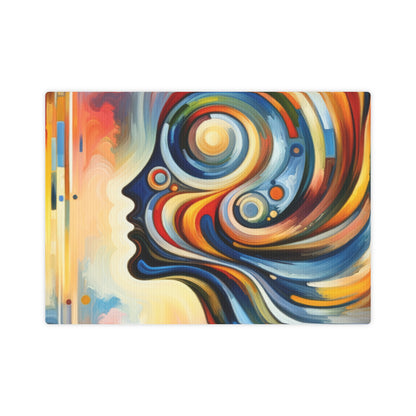 Transformative Harmonic Tachism Canvas Photo Tile