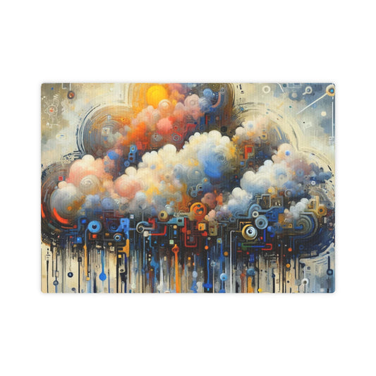 Cloud Community Crafting Canvas Photo Tile