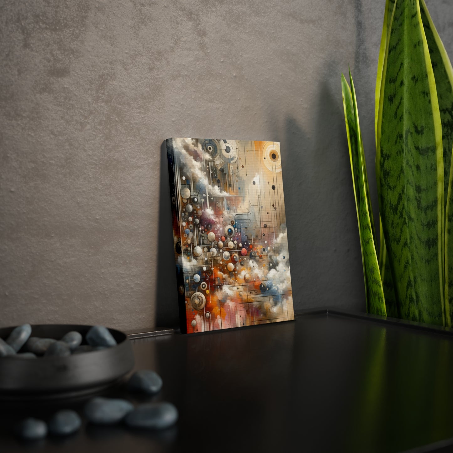 Abstract Mechanical Harmony Canvas Photo Tile