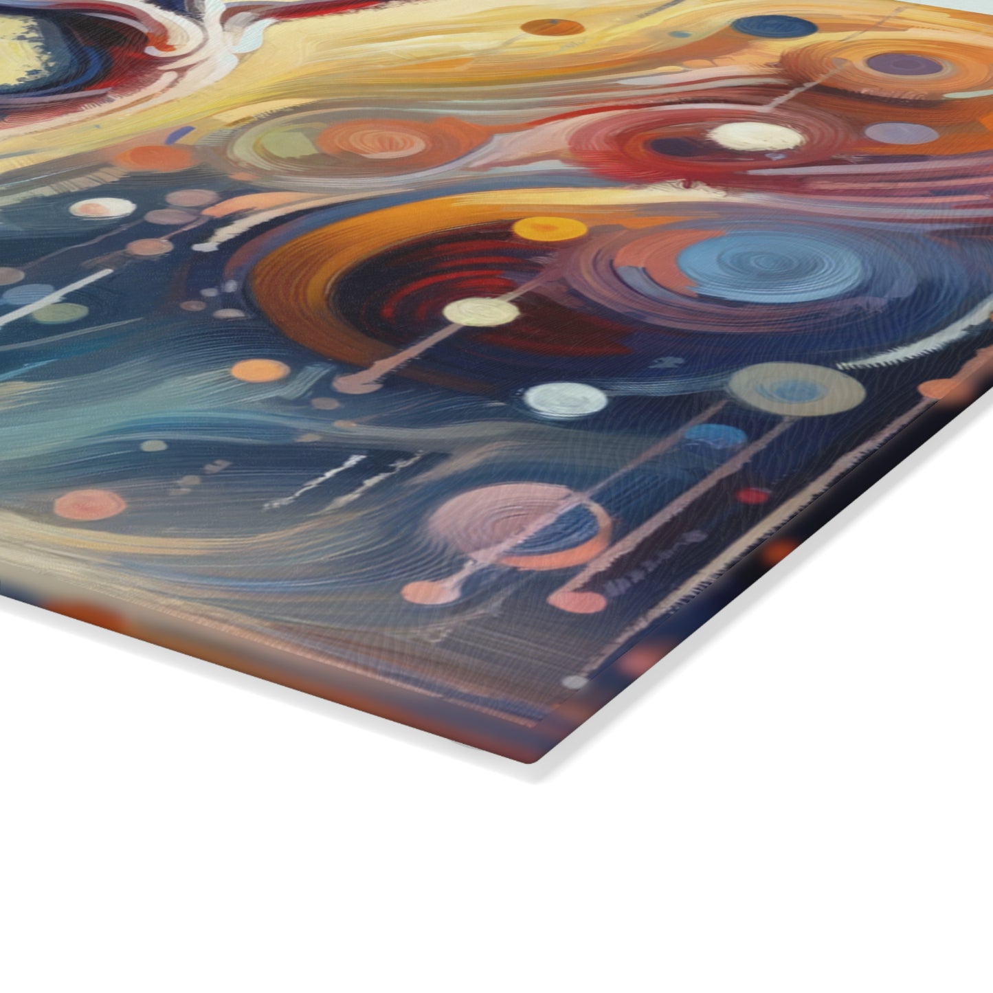 Wholehearted Divine Dance Glass Cutting Board
