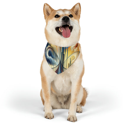 Conscious Bridge Tachism Pet Bandana Collar