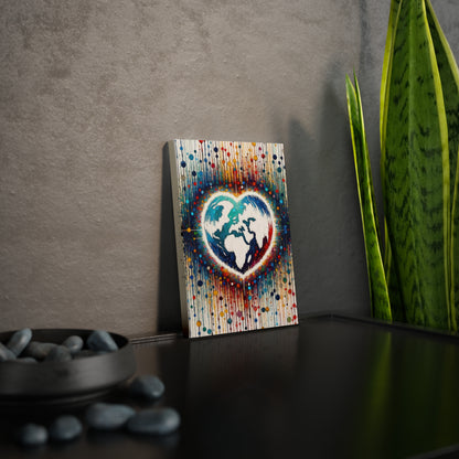Heartbeats Synchronizing Peace Canvas Photo Tile