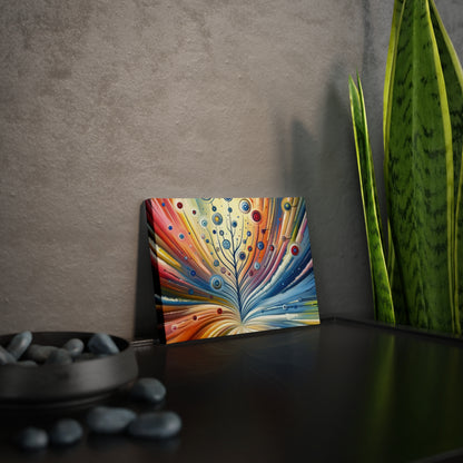 Sustainable Ripple Abstract Canvas Photo Tile