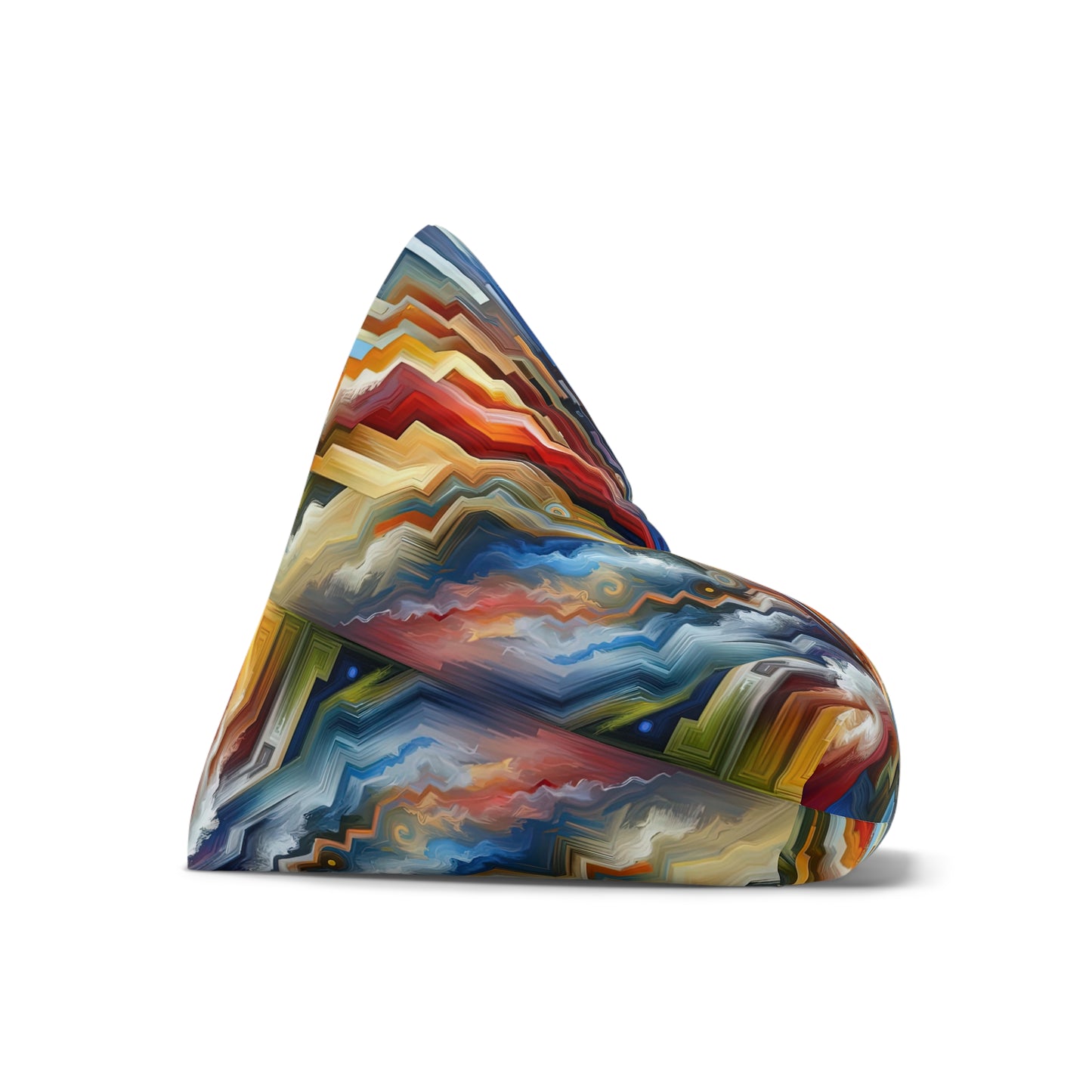 Unity Abstract Vibrancy Bean Bag Chair Cover