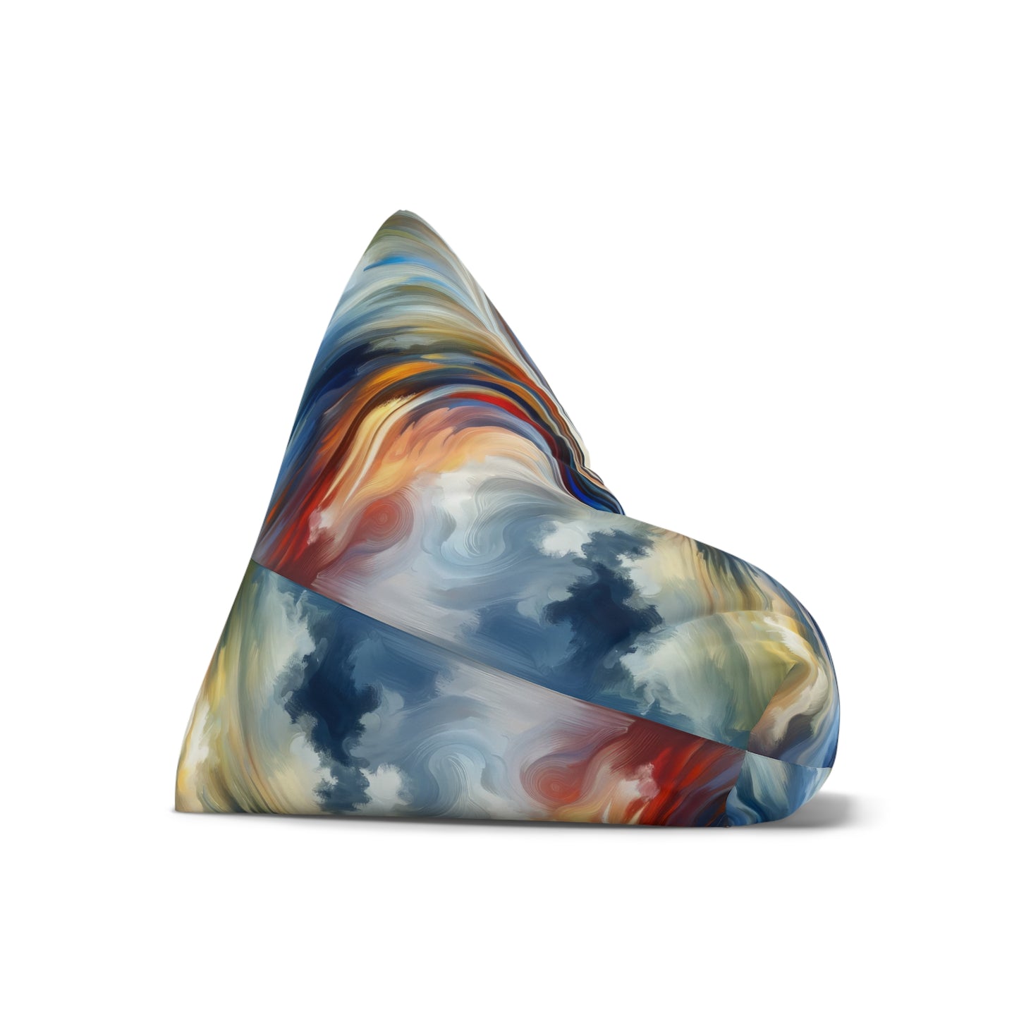Convergent Abstract Unity Bean Bag Chair Cover