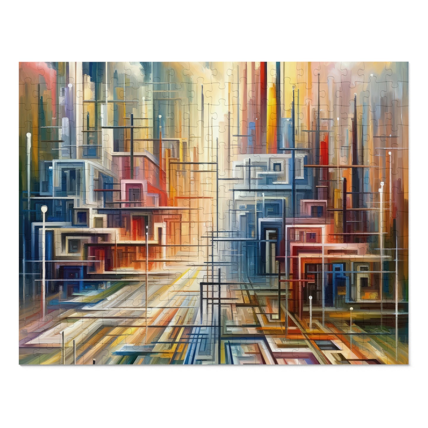 Urban Flow Interconnectedness Jigsaw Puzzle (30, 110, 252, 500,1000-Piece)