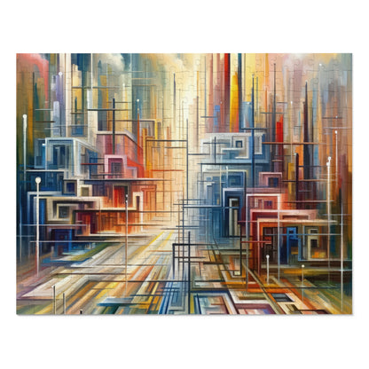 Urban Flow Interconnectedness Jigsaw Puzzle (30, 110, 252, 500,1000-Piece)