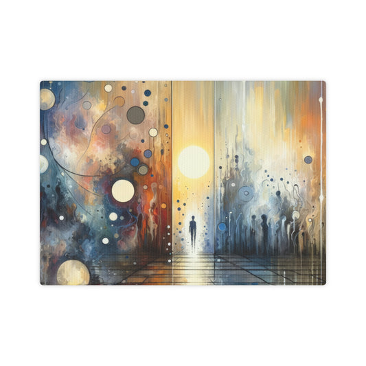 Stillness Transition Abstract Canvas Photo Tile