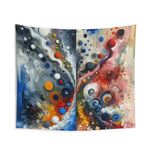 Unity Duality Abstraction Indoor Wall Tapestries