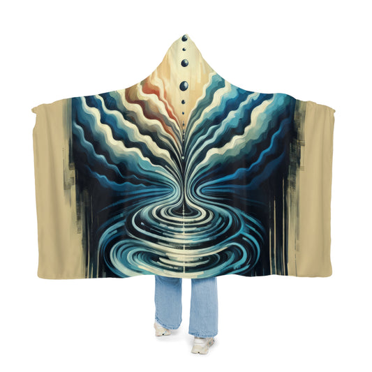 Ripple Effect Abstract Snuggle Blanket