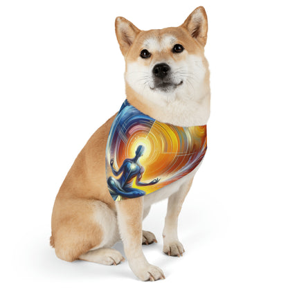 Techno Spiritual Synthesis Pet Bandana Collar
