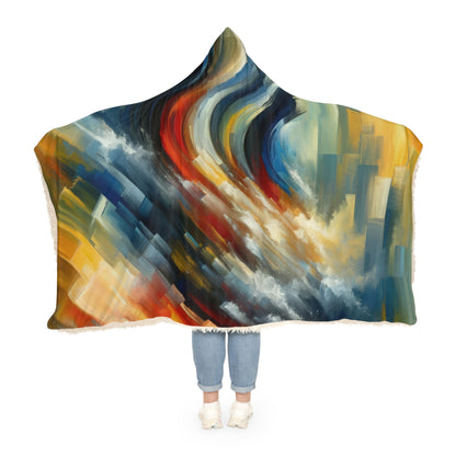 Persistence Force Abstract Snuggle Blanket