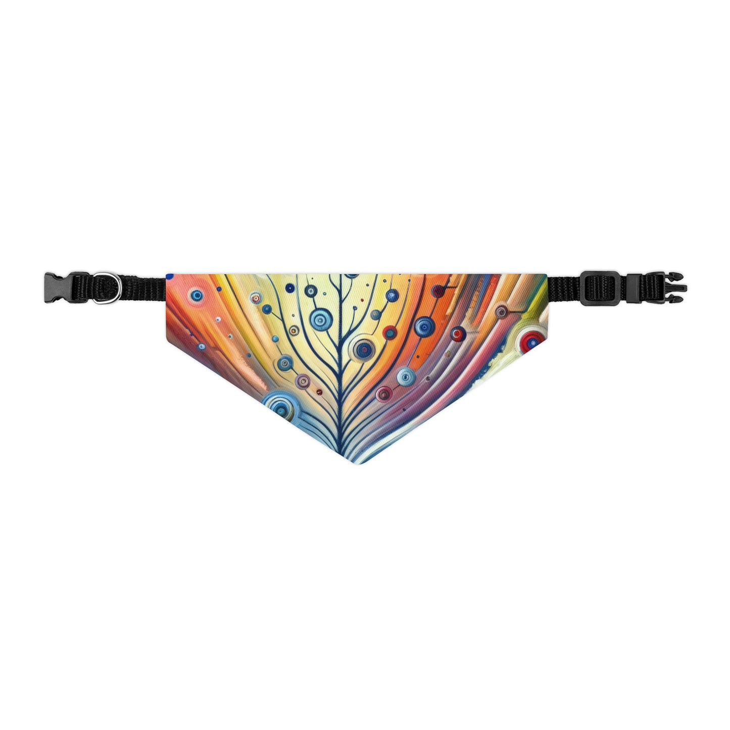 Sustainable Ripple Abstract Pet Bandana Collar