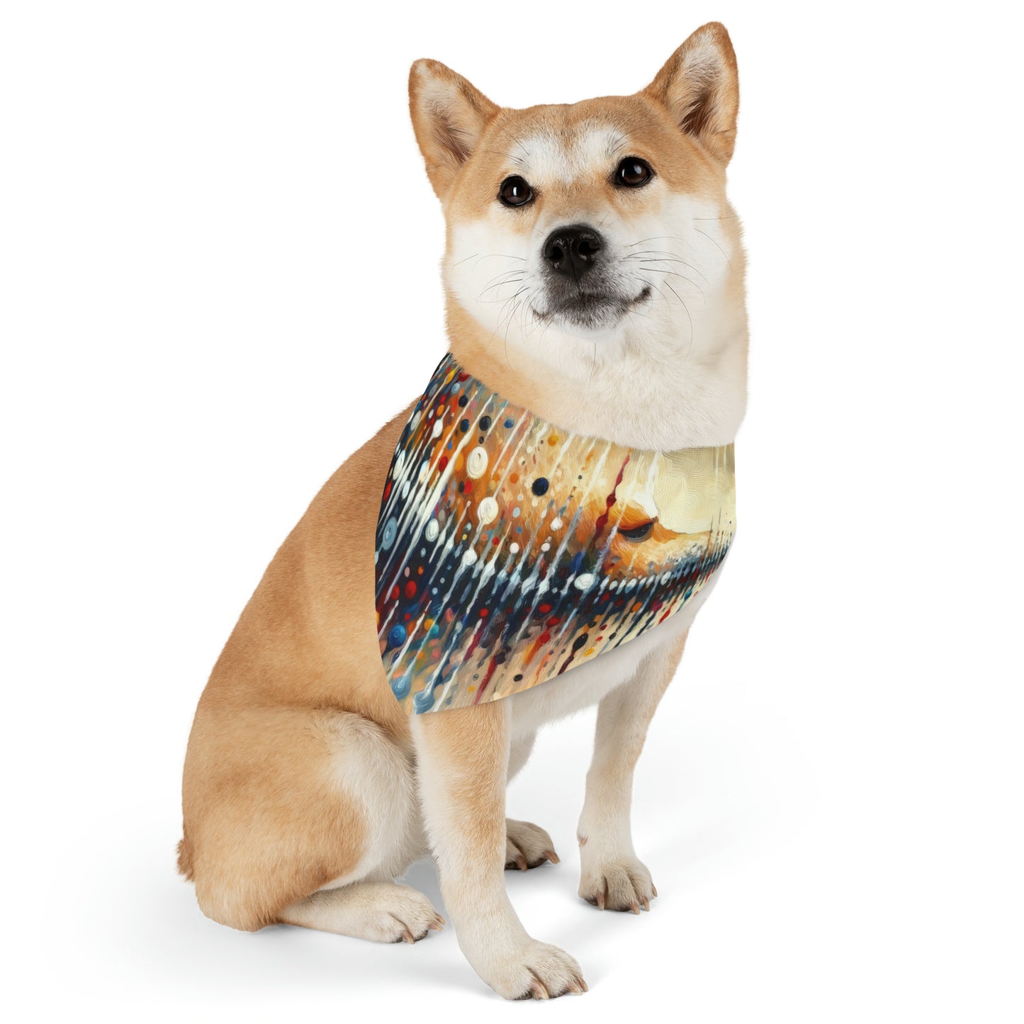 Distant Barking Echoes Pet Bandana Collar