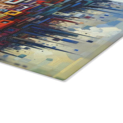 Architectural Endeavor Tapestry Glass Cutting Board