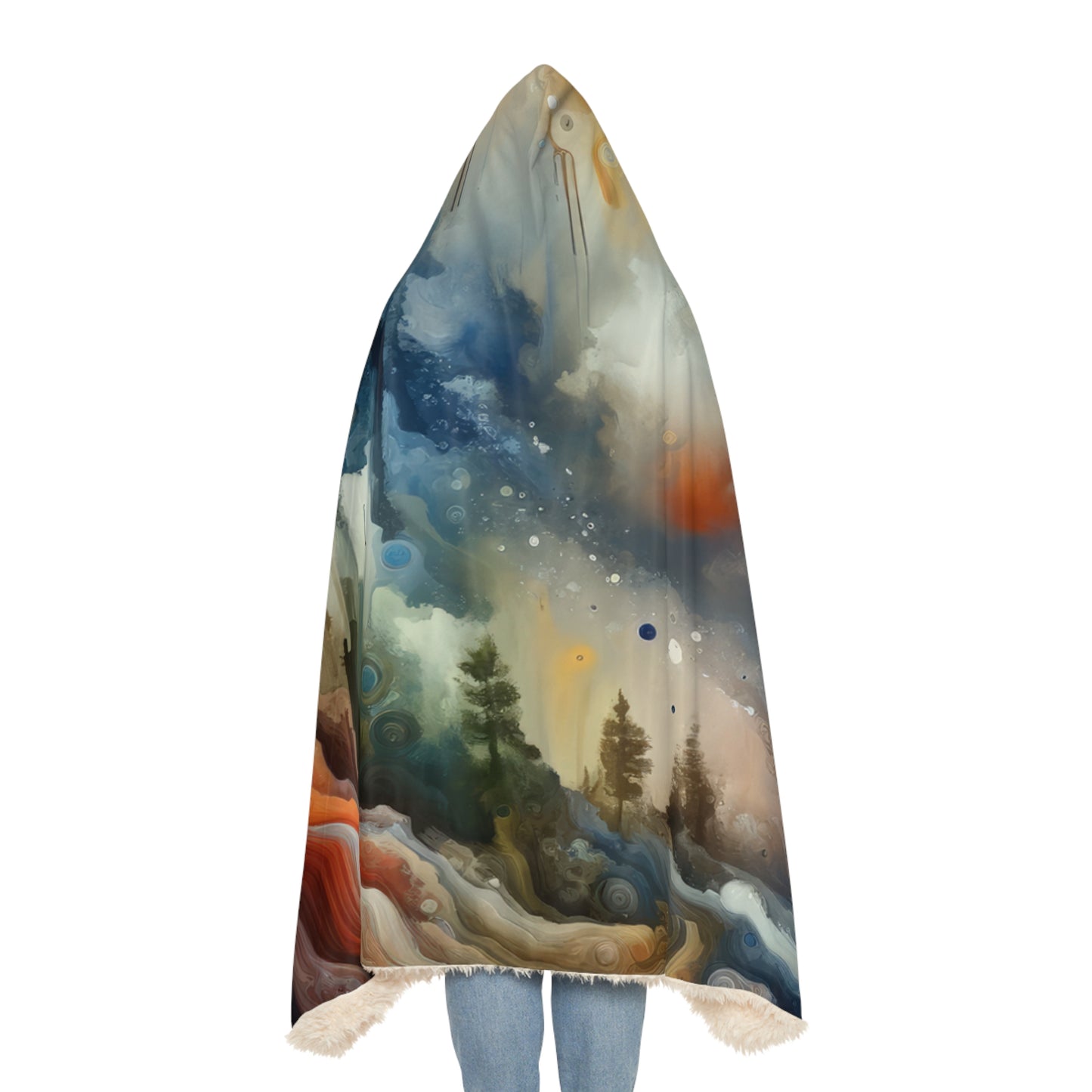 Inner Journey Abstract Snuggle Blanket
