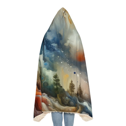 Inner Journey Abstract Snuggle Blanket