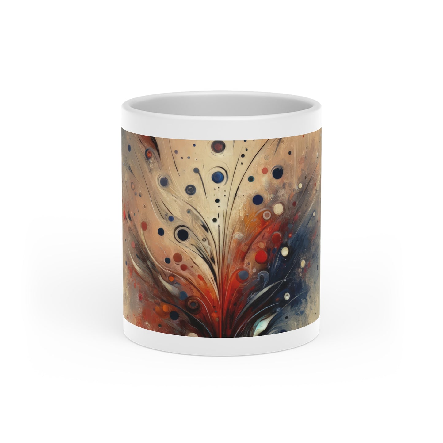 Whispering Thoughts Emergence Heart-Shaped Mug