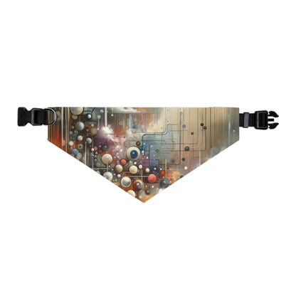 Abstract Mechanical Harmony Pet Bandana Collar