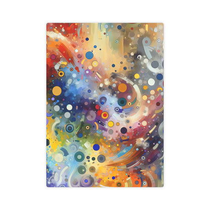 Humorous Unified Tachism Canvas Photo Tile