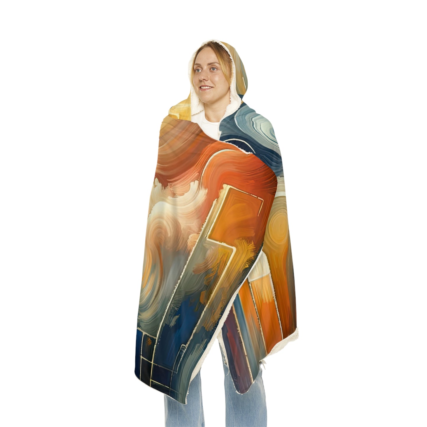 Spiritual Tranquil Sanctuary Snuggle Blanket