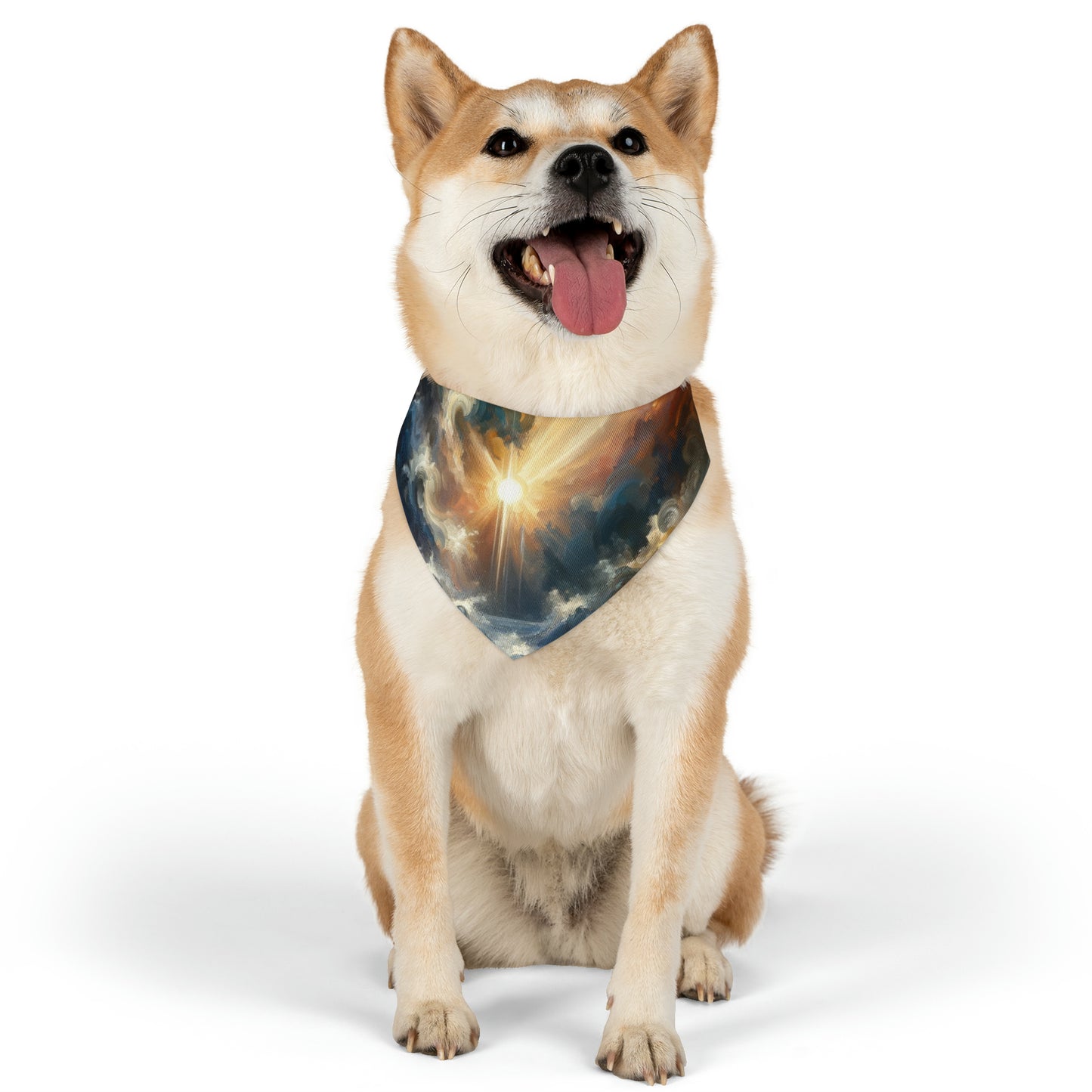 Tumultuous Sea Enlightenment Pet Bandana Collar