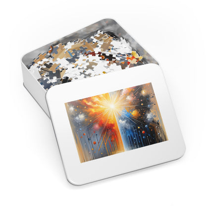 Luminous Abstract Tachism Jigsaw Puzzle (30, 110, 252, 500,1000-Piece)